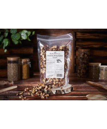 Kuchnia Zdrowia Brazil Nut Halves - Salt Free Vegan Snack - 1kg Doypack - Natural Healthy Delicacy for International Shipping - Buy Online on GoSupps.com