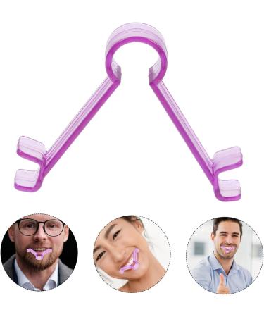 BELLIFFY Lip Muscle Trainer Lips Lips Trainer Mouth Trainer Face Exerciser Mouth Muscle Tightener Lip Exerciser Mouth Tightener Lips Muscle Exerciser Lips Shaper 9.30X7.70X1.50CM Purple - Buy Online on GoSupps.com