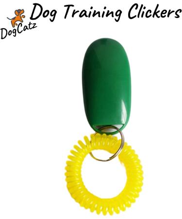 Puppy Clicker for Obedience Training | Perfect for Pets Puppies Cats & Dogs | Dark Green - International Shipping - Buy Online on GoSupps.com