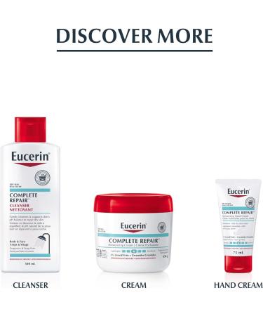 EUCERIN Complete Repair Plus Moisturizing Lotion for Very Dry Rough Skin 10% Urea Lotion Ceramide Lotion Non Comedogenic and Non Greasy Body Lotion Fragrance Free Dermatological Skin Care 250mL Unscented 250 ml (Pack of 1) - Buy Online on GoSupps.com