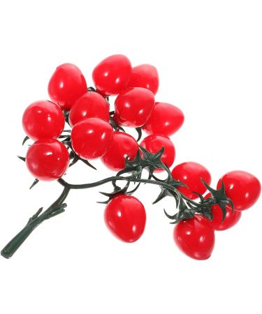 Ciieeo 4pcs String Simulated Cherry Tomatoes Kids Educational Toy Simulation Realistic Foam Food Mini Toys Decorative Cherry Tomatoes Faux Pvc Red Child Household Small Tomatoes Redx4pcs 18X16CMx4pcs - Buy Online on GoSupps.com