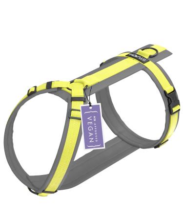 STUCH dog harness - adjustable nylon harness - padded - for small medium and large dogs (Lime S) Lime S - Buy Online on GoSupps.com