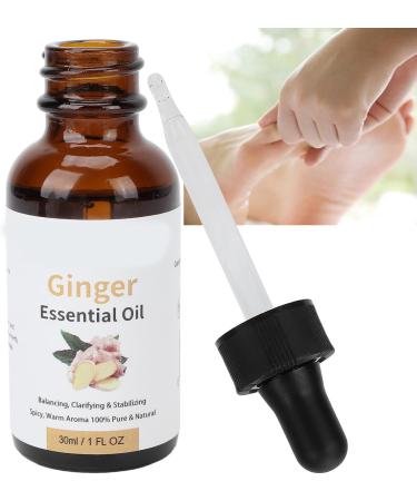 Ginger Oil 30ml - Improve Blood Circulation Relaxation & Massage Essential | Shop Internationally - Buy Online on GoSupps.com