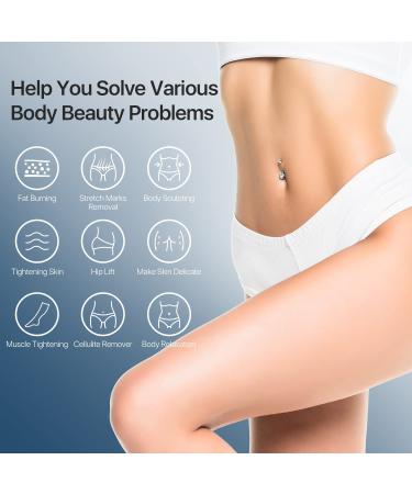 Tezzionas Cellulite Massager - Professional Body Sculpting Machine for Cellulite & Stretch Marks Removal - Handheld Body Slimming Device (Pink) - Buy Online on GoSupps.com