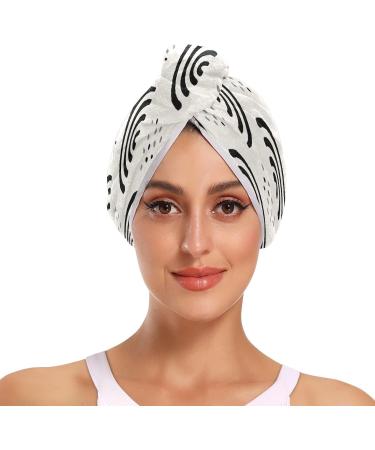 Graffiti Arch Bridge Pattern Quick Dry Hair Cap Set - 2 Super Absorbent Towels & Button Headband | Soft & Comfortable for Perfect Drying - Buy Online on GoSupps.com