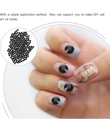 BESPORTBLE 2 Flat Bottom Rhinestone Household Nail Art Nail Supplies Home Decor Manicure Charms Nail Gemstone Glass Nail Beads Nail Glass Charms 3d Rhinestones Flat Nails Flat Drill - Buy Online on GoSupps.com