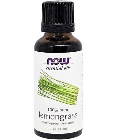 NOW Foods 100% Pure Lemongrass Essential Oil - 1 fl oz | Natural Aromatherapy & Wellness - Buy Online on GoSupps.com