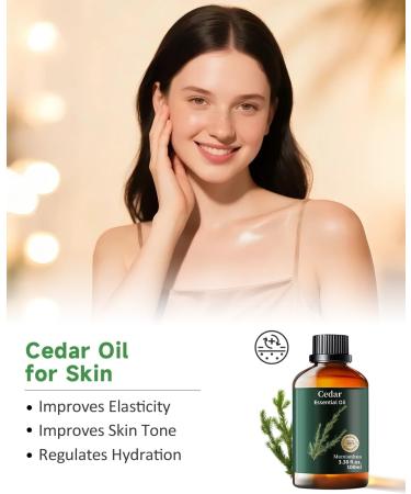 Pure Gardenia & Cedarwood Essential Oil Set Natural Floral Woody Oil Duo for Reed Diffuser Skin Hair Care Perfume Candle Making Bedroom Atmosphere 2 x 3.38 Fl Oz - Buy Online on GoSupps.com