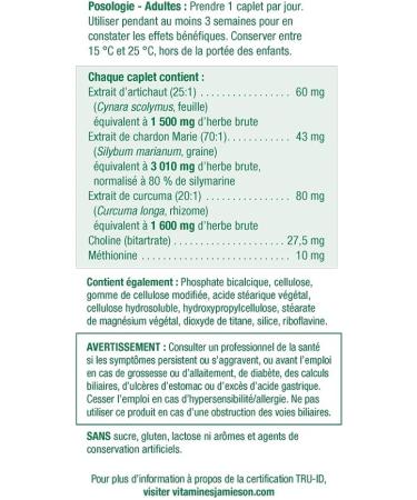 Jamieson Herbal Complex Milk Thistle (Daily Liver Detox) 30 Count (Pack of 1) SUPPLEMENT - Buy Online on GoSupps.com
