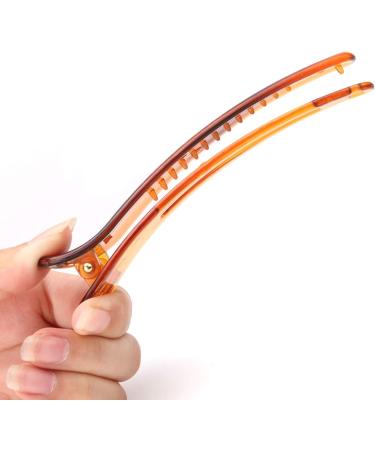 Sectioning Hair Pins Alligator Clips Plastic Hair Clamp Grips Hairdressing Styling Salon Tool Hair Accessories Non-slip Hair Barrettes for Women Girls and Hairdresser - Buy Online on GoSupps.com