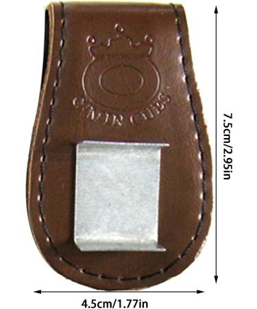 Premium Billiard Queue Chalk Bag - Essential Pool Accessories | Red Brown Billard Chalk Holder - Buy Online on GoSupps.com
