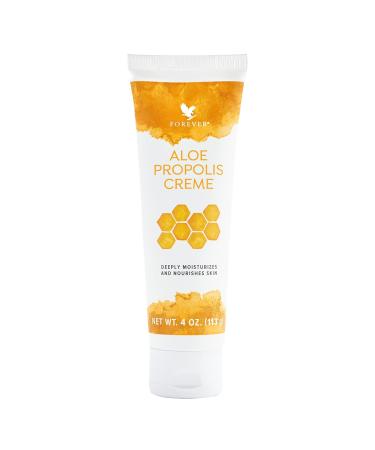 Forever Living - Aloe Propolis Creme Skin Nourishment with Aloe Vera and Bee Propolis Moisturizing Cream with Vitamins A E C 4 oz 4 Ounce (Pack of 1)
