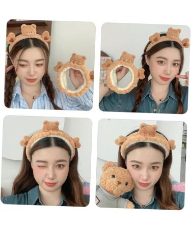 Healeved Bear Face Wash Headband Makeup Headband Washing Face Headbands Headband for Washing Face Make up Headbands Facial Headbands Bear Headband Spa Headbands for Women Skincare Headbands - Buy Online on GoSupps.com