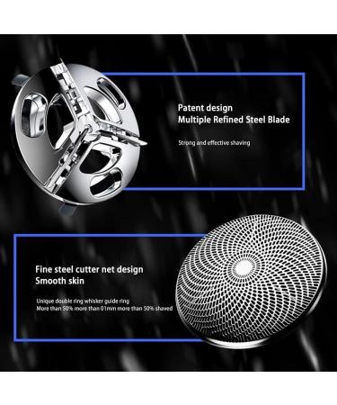 Mini Shave Portable Electric Shaver for Men - Wet Dry Rechargeable Travel Razor (Silver - Buy Online on GoSupps.com