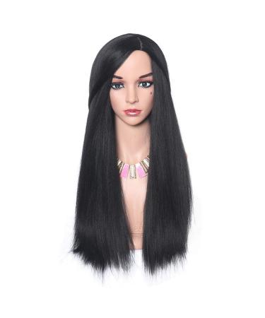 Buy Afro Wig for Women - Black Curly Wavy Long Hair | Synthetic 70s 60s 50s 80s Cosplay Party Styles - Buy Online on GoSupps.com