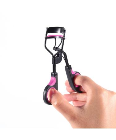 Stainless Steel Eyelash Curler with Pads Premium Quality Eyelash Curlers Tweezer Eyelash Curler No Pinch Pain Suitable for Any Eye Easy to Use