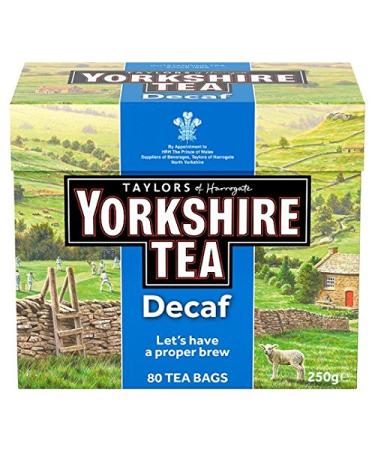 Yorkshire Tea Yorkshire 80 decaffeinated tea bags 250g