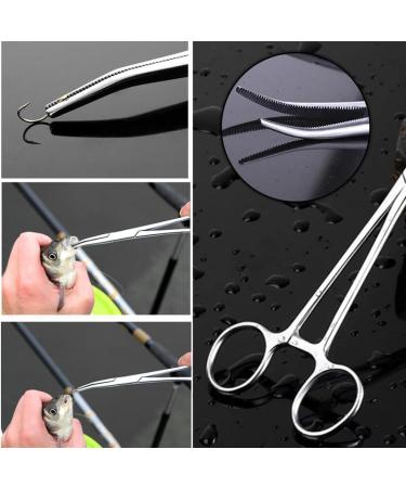 Aililong 14cm Curved Arterial Clamp - Piercing Pliers Set Needle Holder & Hemostatic Tweezers | Animal Grooming Tools & Fishing Accessories - Buy Online on GoSupps.com