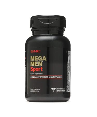 GNC Mega Men Sport Daily Multivitamin for Performance Muscle Function and General Health - 90 Count