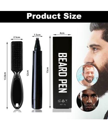 Barbe Stylo Filler pour Hommes Crayon Barbe Instantan Barbe Filler Pen Beard Pencil Filler Stylo Barbe Imperm able Crayon Barbe pour Homme Noir - Buy Online on GoSupps.com