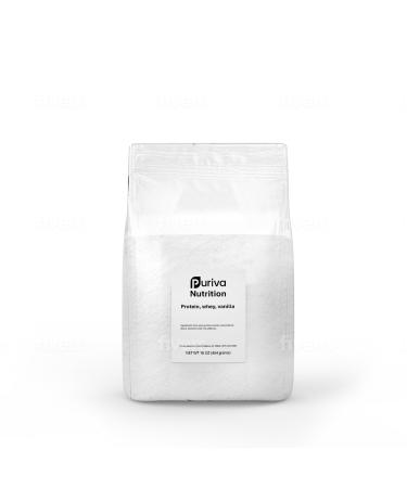 Puriva Nutrition Protein Powder Whey Protein Isolate Vanilla 1 Pound