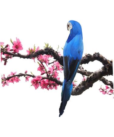 Toyvian 5pcs Sculptures Vivid Statue Desktop Supply Adornment Realistic Figure Birds Ornament Blue for 20x5cmx5pcs Bluex5pcs - Buy Online on GoSupps.com