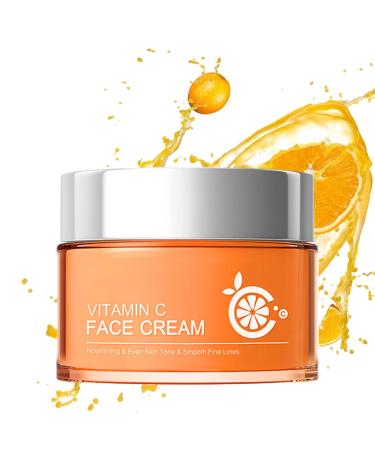 Vitamin C Moisturiser For Face Cream Anti Aging & Wrinkle Day And Night Face Cream For Women & Men Brighten & Even Skin Tone Boost Skin Collagen Reduce Fine Lines for Skin Care