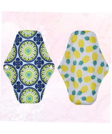 Reusable Cotton Menstrual Pads - 2pcs Women's Briefs with Washable Cloth Nursing Mat - Eco-Friendly Menstrual Napkin Set - Buy Online on GoSupps.com