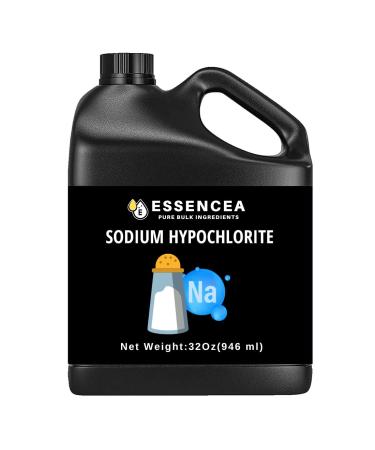 Sodium Hypochlorite 32 Ounces by Essencea Pure Bulk Ingredients | Can be used as Multi Purpose Cleaner
