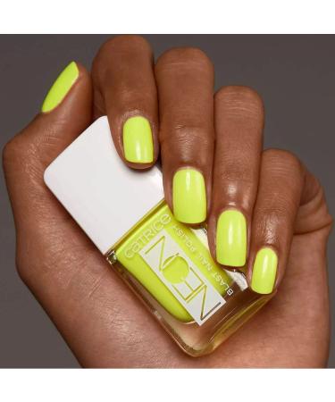 Catrice Neon Blast Nail Polish No. 01 Energising Yellow - Color-Intensive Glossy Vegan Acetone-Free 10.5 ml | Shop Now! - Buy Online on GoSupps.com