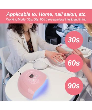 54W LED Nail Lamp - Professional USB Portable Nail Dryer with 18 Light Chips for Salon Quality Manicures at Home - Buy Online on GoSupps.com