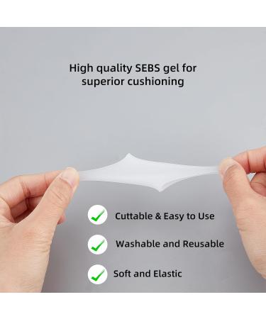 NICENEEDED 12 Pack Silicone Toe Protectors for Hammer Toes - Soft Gel Pads for Pain Relief | International Shipping Available - Buy Online on GoSupps.com