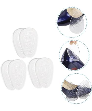 6 Pairs Shock-Absorbing Anti-Slip Clear Heel Pads | Women s High Heel Insoles & Grips | Comfort Gel Cushions - Buy Online on GoSupps.com
