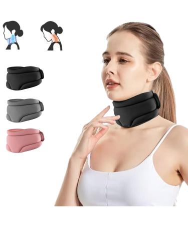 Vitavia Neck Support against snoring snooze - sleep aid neck support hewn ruff human snooze loop loop naked pillows new life neck support against snoring anti -schnarch neck rope widow's hump corru black