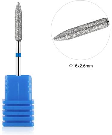 BNG Cuticle Drill Bit for Nails Electric Nail Drill File Professional 1 Pcs Diamond Carbide Cuticle Cleaning Efile Bits Nail Art Replacement Burr Manicure File Tool Medium - Buy Online on GoSupps.com