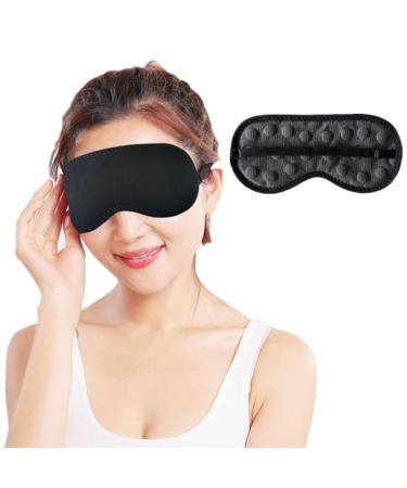 Magnetic Eye Mask Sleeping Eye Patch Far Infrared Sleeping Mask Adjustable Strap Eye Cover Soft Blackout Blindfold Velvet Eyeshades Sleep Mask for Women Men Travel Nap Meditation