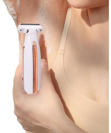 Electric Bikini Trimmer & Body Hair Removal Kit for Women - Rechargeable Wet/Dry Trimmer for Pubic Underarm and Leg Hair - Buy Online on GoSupps.com
