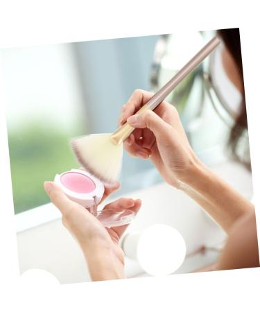 Housoutil 1 Set Makeup Brush Highlighter Brush for Highlighter Facial Tools Makeup Tools Facial Fan Blush Corrugated Silk Nylon Wool Woman Powder Brush Make up - Buy Online on GoSupps.com