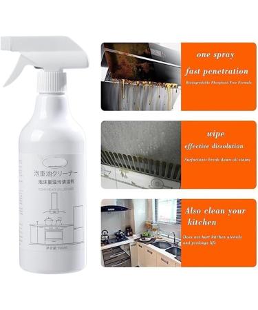 Splash Foam Spray All Purpose Cleaner Household Cleaner Tablets & Spray Bottle Oven Cleaner for Oil Stain Cleaning for Bathroom Tile Kitchen Hoods Barbecue Grill Stove Sink /188 (Color : 2 Bot 2 Bottle - Buy Online on GoSupps.com