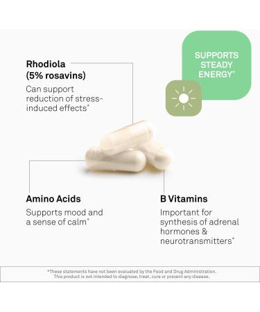 Neuroscience AdreCor - Adrenal Support Supplements with Rhodiola, L-Tyrosine, B Vitamins & Magnesium - Cortisol Detox for Women & Men for Stress Fatigue and Energy Support (90 ct) - Buy Online on GoSupps.com