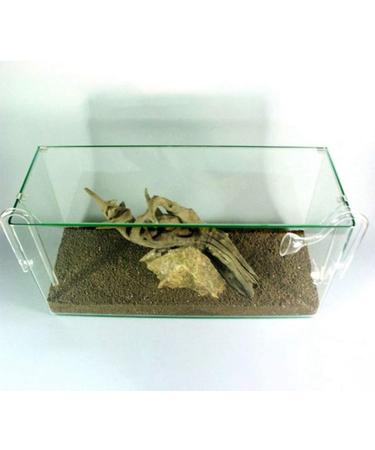 POPETPOP Stainless Steel Aquarium Glass Cover Lid Bracket - 4PCs Non-Slip Support Holder for Fish Tank Glass, Durable (10mm) - Buy Online on GoSupps.com