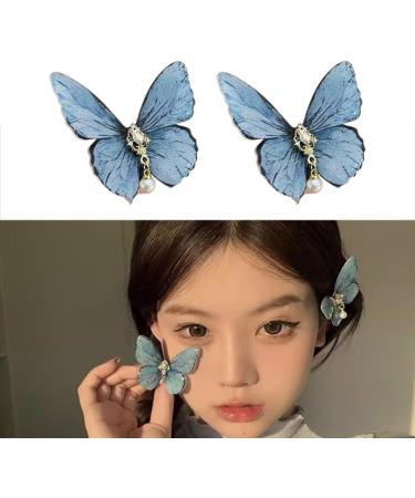 Chic Butterfly Hair Barrette Hair Jewelry Butterfly Hair Clip Stylish Headwear Hair Decorations Perfect for Hair Styling 02flying Butterfly - Buy Online on GoSupps.com