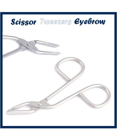 DDP Slant Scissor Tweezers 0.03 lb - Professional Eyebrow Grooming Tool - Buy Online on GoSupps.com
