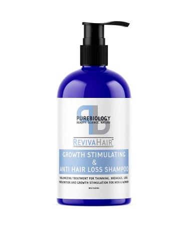 Biotin Shampoo for Thinning Hair Care | RevivaHair Volumizing Shampoo with Procapil Keratin and Rosemary Oil for Hair Treatment | Thinning Hair Shampoo for Men and Women with Vitamin B and E 8 Ounce (Pack of 1)