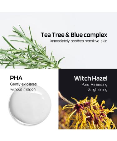 Nightingale Teatree Calming Pads | Hypoallergenic Facial Toner Pads | Soothing Vegan Skin Care for Sensitive Skin | Korean Beauty Essentials - Buy Online on GoSupps.com