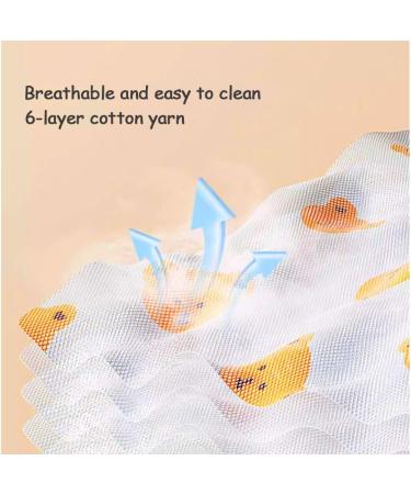 Buy CAIERY 8PCS Baby Musselin Wash Cloths | Soft Cotton Bath Towels & Multi-Purpose Wipes for Newborns - 30cm x 30cm - Buy Online on GoSupps.com