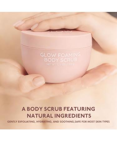 LUUK Sugar Body Scrub for Smooth & Glowing Skin Gently Exfoliating Foaming Scrub Vanilla Coconut Scent All Skin Types 10.5 oz - Buy Online on GoSupps.com