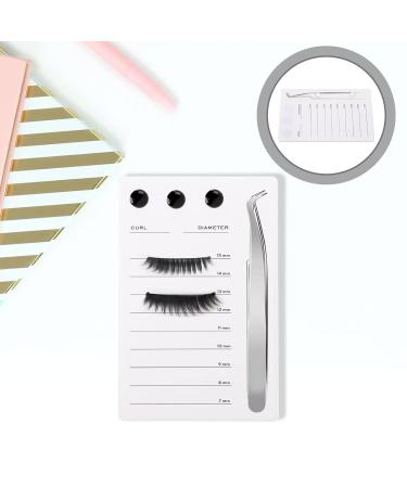 Buy Magnetic Eyelash Board - Acrylic Display Tray for Eyelash Extensions & Grafting Supplies | Premium Eyelash Accessories - International Shipping Available - Buy Online on GoSupps.com