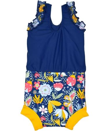 Splash About Happy Nappy Costume - Reusable Swim Nappy Garden Delight (3-8 Months) - Buy Online on GoSupps.com