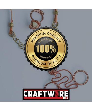 Craftwire USA 10 GA Dead Soft Copper Wire - 1/2 LB | Round Bright Dead Soft, Choose 10 to 30 GA - Buy Online on GoSupps.com